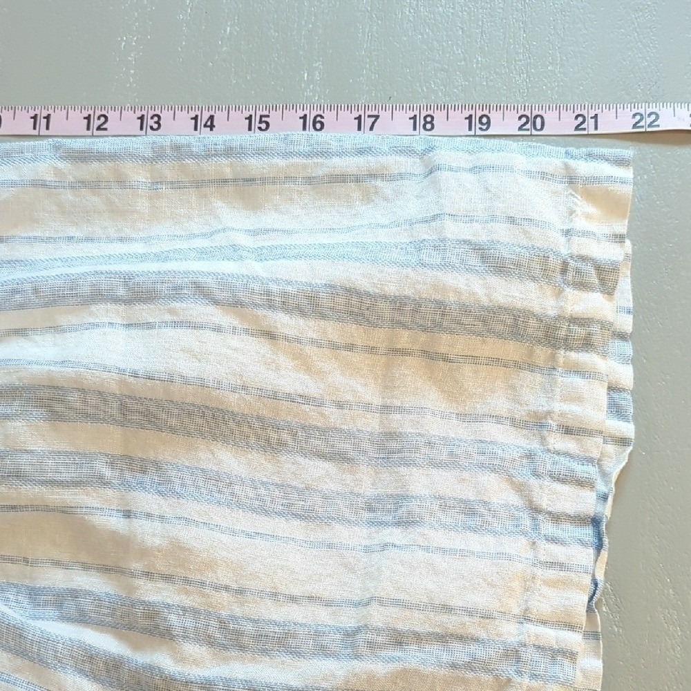 Brooks Brothers Linen Skirt Button-Front Blue White size 4 - Picture 7 of 7